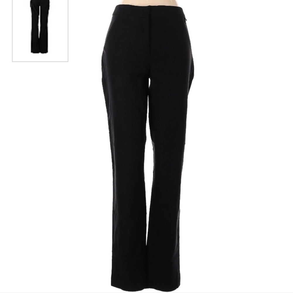 CALVIN Klein Premium Ponte Pants Dressy Black Pants Women's Size 6 Career Office